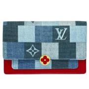 Pre-owned Denim wallets Louis Vuitton Vintage , Multicolor , Dames