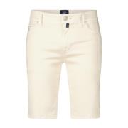 Italiaanse Five-Pocket Style Shorts Tramarossa , Beige , Heren