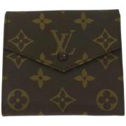 Pre-owned Canvas wallets Louis Vuitton Vintage , Brown , Dames