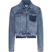 Vintage Denim Jacket Blue Ss24 Tommy Jeans , Blue , Dames