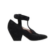Pre-owned Suede heels Armani Pre-owned , Black , Dames