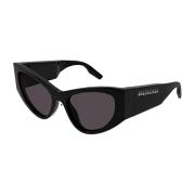 Zwarte zonnebril dames accessoires Aw23 Balenciaga , Black , Dames
