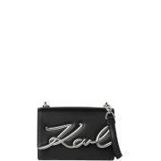 Signature Schoudertas Zwart-Zilver Karl Lagerfeld , Black , Dames