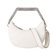 Metalen Ketting Schoudertas Karl Lagerfeld , White , Dames