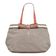 Pre-owned Canvas handbags Prada Vintage , Gray , Dames