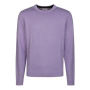 Stijlvolle Shetland Sweater Sun68 , Purple , Heren