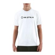 Optic Wit T-shirt Ma.strum , White , Heren