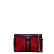 Pre-owned Suede crossbody-bags Gucci Vintage , Red , Dames