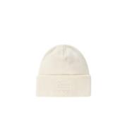 Katoenen Wollen Beanie in Melkwit Woolrich , White , Dames