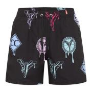 Sportieve Beachvolleybal Surf Zwemshorts Carlo Colucci , Multicolor , ...