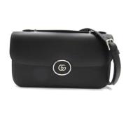 Pre-owned Leather shoulder-bags Gucci Vintage , Black , Dames