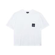 Gebreide Label T-shirt Alix The Label , White , Dames
