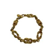 Pre-owned Metal bracelets Celine Vintage , Yellow , Dames