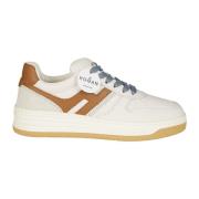 Leren Basket Style Sneakers Hogan , Multicolor , Dames