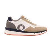 Off-White/Beige Siciliaalf Sneakers Ecoalf , Multicolor , Heren