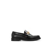 Loafers met logo Moschino , Black , Heren