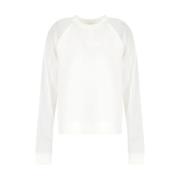 Witte Mesh Sweatshirt 3Dym84 Yjepz Armani Exchange , Gray , Dames