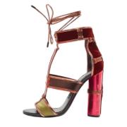 Pre-owned Leather sandals Tom Ford Pre-owned , Multicolor , Dames