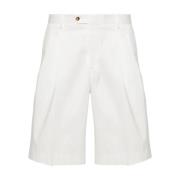 Witte Shorts Ss24 Lardini , White , Heren