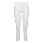 Denim Spacchetto Rose Bull Jeans Dondup , White , Dames
