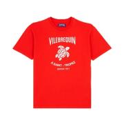 Rode T-shirts en Polos Vilebrequin , Red , Heren