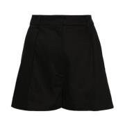 Zwarte Shorts voor Vrouwen Ss24 Sportmax , Black , Dames