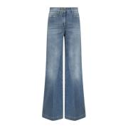 Blauwe Wide Leg Jeans Seafarer , Blue , Dames