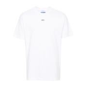 Logo Print Crew Neck T-shirt Off White , White , Heren
