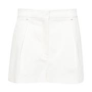 Witte Shorts voor Vrouwen Sportmax , White , Dames