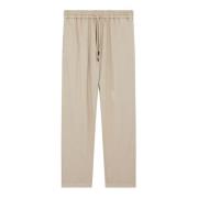 Yuri Beige Linnen Broek Dondup , Beige , Heren