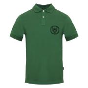 Katoenen Polo met Korte Mouwen Plein Sport , Green , Heren