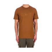 Katoenen T-shirt Model J1 091 Moncler , Brown , Heren
