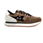 Bruine Casual Sneakers voor Mannen Sun68 , Multicolor , Dames