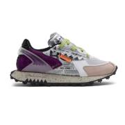 Multicolor Leren Sneakers Memory Gel RUN OF , Multicolor , Dames