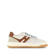 Witte platte sneakers Hogan , Multicolor , Heren