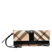 Pre-owned Leather clutches Burberry Vintage , Multicolor , Dames