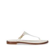 Witte Daniella Thong Slide Sandaal Michael Kors , White , Dames