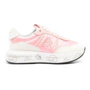 Cassie Nylon Leren Sneakers Premiata , Multicolor , Dames