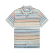 Gestreept Casual Fit Overhemd PS By Paul Smith , Multicolor , Heren