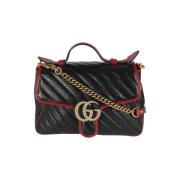 Pre-owned Leather gucci-bags Gucci Vintage , Blue , Dames