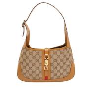 Pre-owned Canvas handbags Gucci Vintage , Beige , Dames