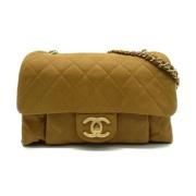Pre-owned Leather crossbody-bags Chanel Vintage , Brown , Dames