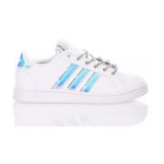 Handgemaakte Witte Sneakers voor Vrouwen Adidas , Multicolor , Dames