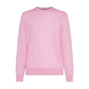 Fijne Virgin Wool Gebreide Trui - Roze Dsquared2 , Pink , Heren