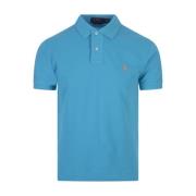 Blauw Polo Shirt Amerikaanse Stijl Ralph Lauren , Blue , Heren