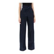 Wide Trousers MVP wardrobe , Blue , Dames