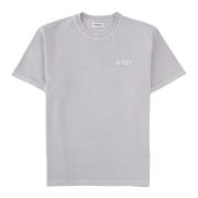Elegant Ribbed Neckline T-Shirt Autry , Gray , Heren