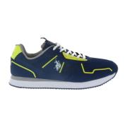 Blauwe Slip-On Sportieve Sneakers U.s. Polo Assn. , Multicolor , Heren