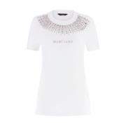 Slim Fit Short Sleeve T-Shirt Guess , White , Dames