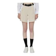 Zijstreep Shorts Polyester Samenstelling John Richmond , Beige , Dames